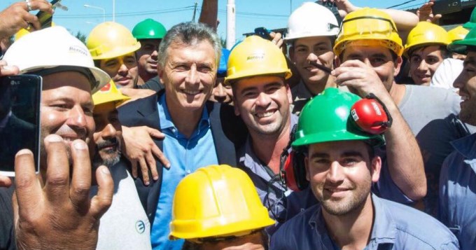 Macri le deseó &quot;feliz día&quot; a los trabajadores
